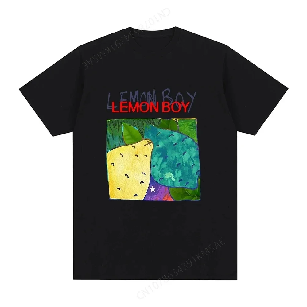 Klassieke Cavetown Lemon Boy T Shirts Mannen Vrouwen T-Shirts Hip Hop Sweatshirt Zomer T-Shirt Katoen Tshirt Vintage Kleding