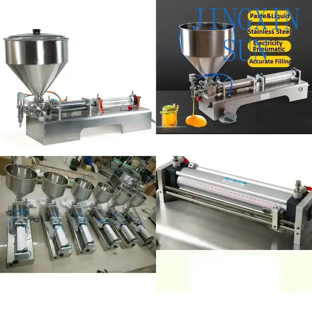 Pneumatic Piston Filling Machine for Packaging Equipment Industrial Automation Liquid Filling Machinery for Cosmetics Food