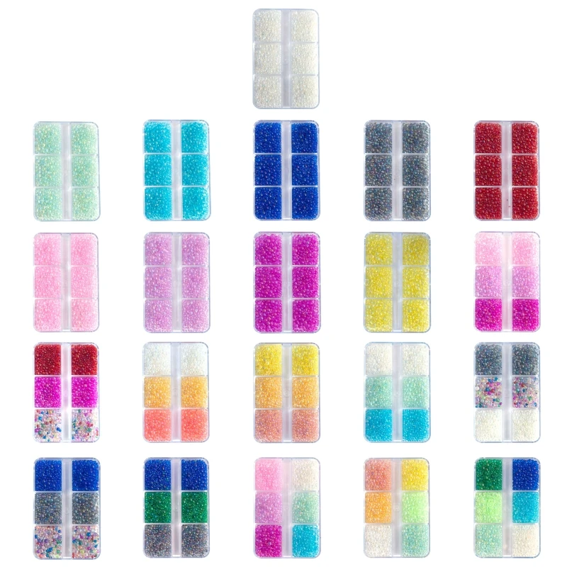 

Mix Color Bubble Beads Resin Filler Water Droplet Microbead Decorative Filling Material DIY Jewelry Resin Craft Making Supplies