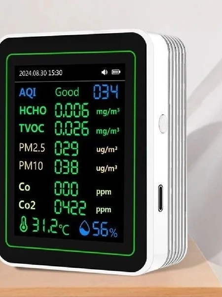 12-in-air-quality-monitor-28-inch-tft-color-screen-pm25-for-home-and-office-use-environmentally-friendly-wireless-device