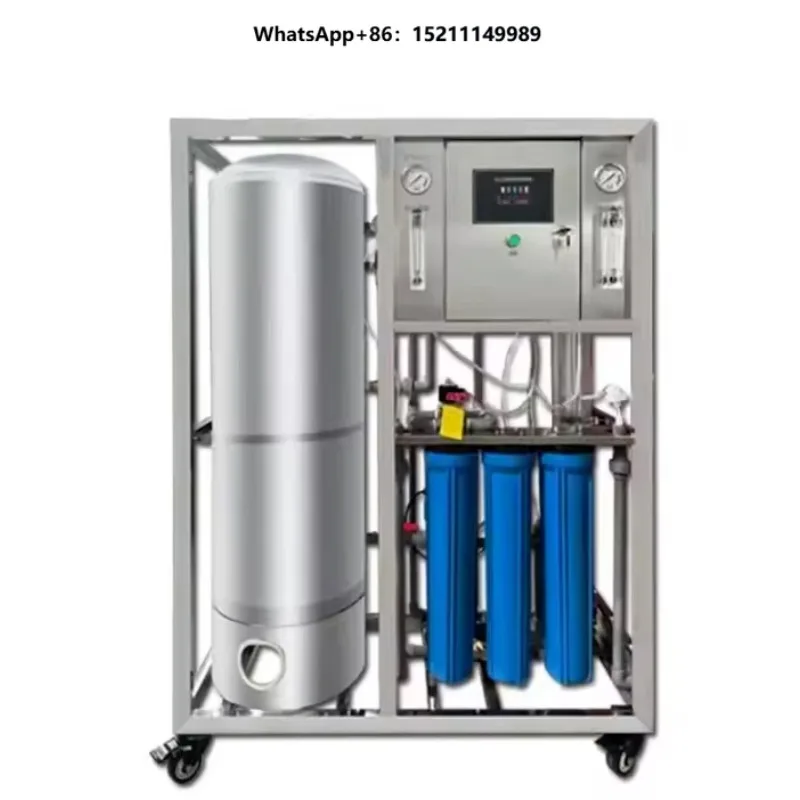 500 LPH Small Water Treatment Equipment Groundwater Well Water Reverse Osmosis Machinery RO Filter Mineral Water Making Machine