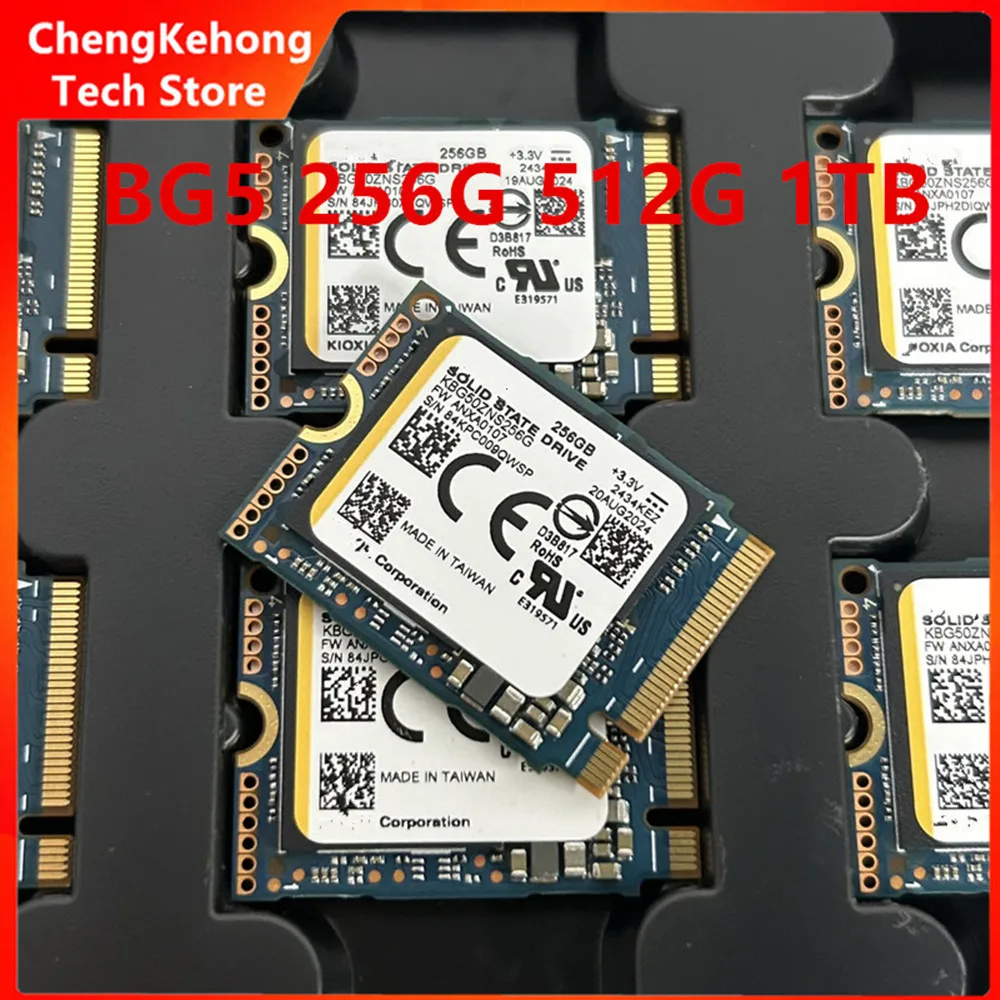 Original FOR KIOXIA SSD BG5 BG6 2230 256G 512G 1TB NVME PCIE4.0 M.2 Solid State Drive Laptop Supports Steam Deck Handheld Camera