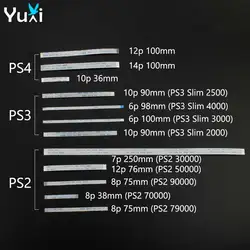 YuXi 10pcs 10/12/14 Pin Ribbon Flex Cable For PS4 Controller Flexible Flat Cable for PS3 Slim for PS2 3W 5W 7W 7W9 9W