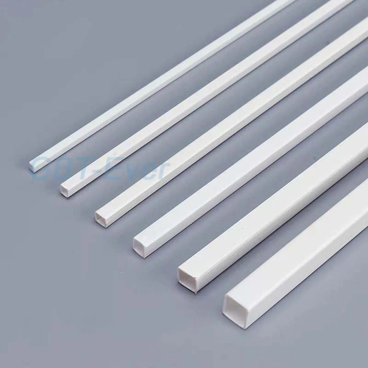 5-20Pcs 3/4/5/6/8/10mm ABS Square Tube Plastic Hollow Tube Length 250/500mm DIY Handmade Sand Table Material Model Building