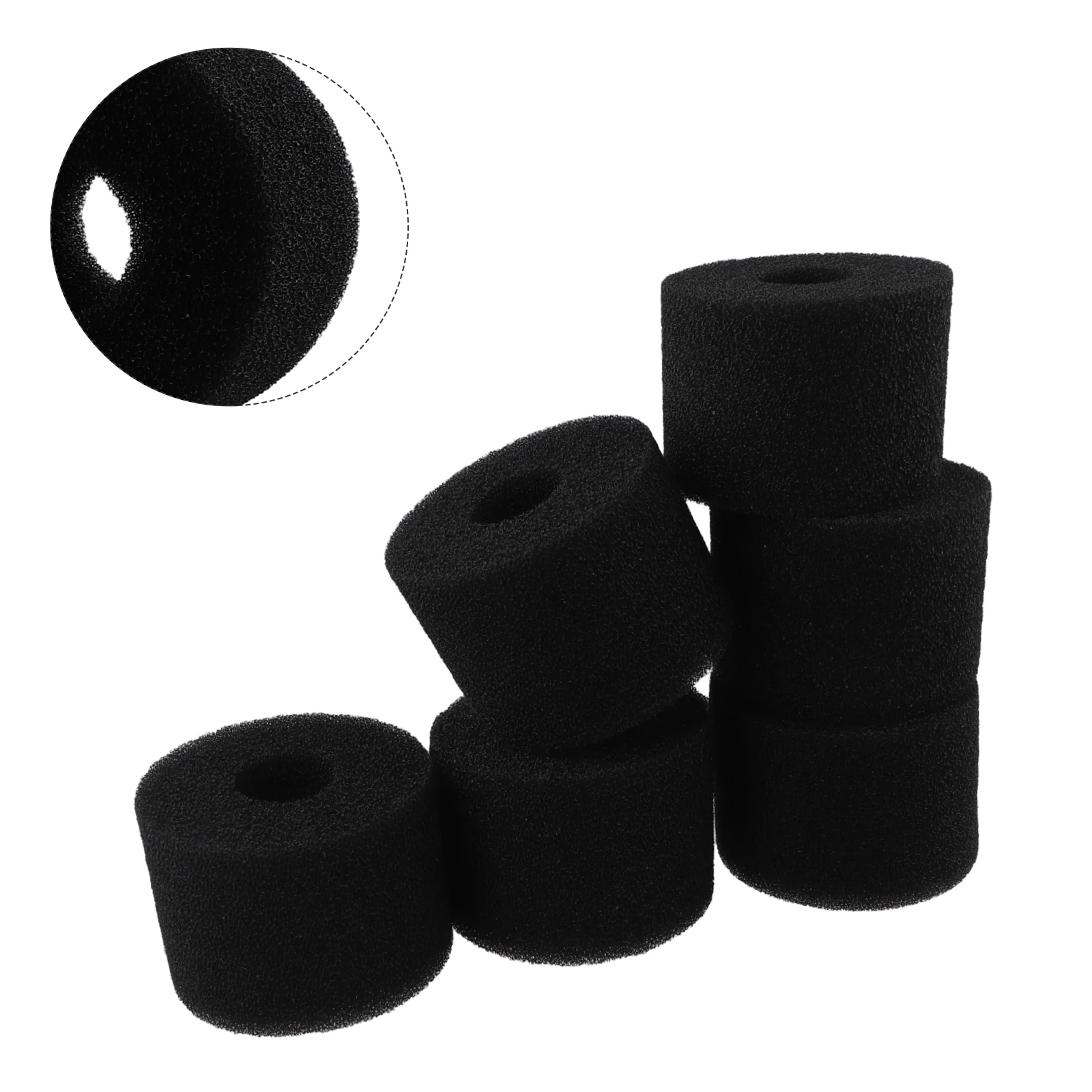 

Sponges Filter Washable Reusable 10.8*7.3cm 6 Pieces Accessories For Intex Bubble For Jetted Pure-spas High Quality