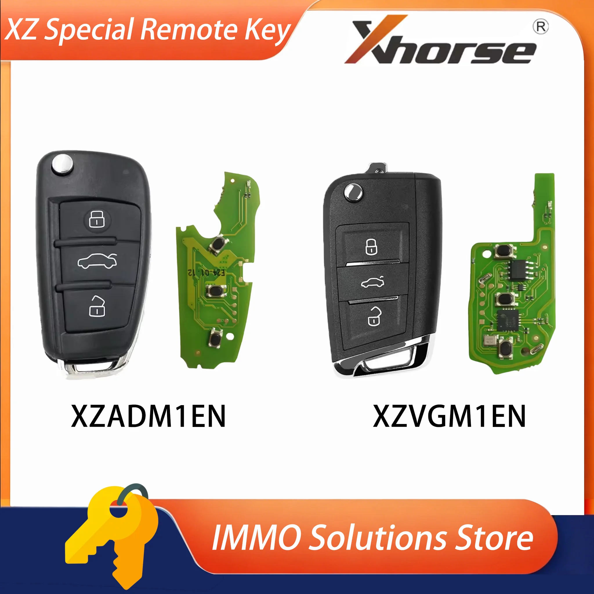 

XZ Special Remote Key XZADM1EN XZVGM1EN within XT27B Chip for Audi/VW Car Keys For Audi A3 A4 A6 Q3 Q5