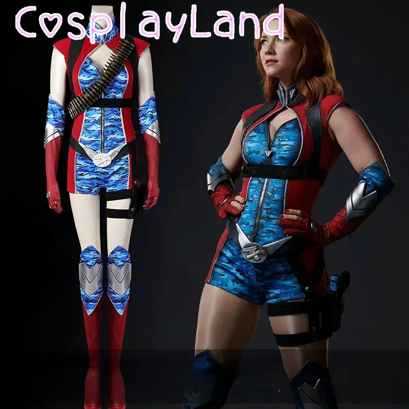 

TV The Boys Season 4 Cosplay FireCracker Costume Jumpsuit Shoes Carnival Halloween Woman Sexy Bodysuit FireCracker Cosplay Suit