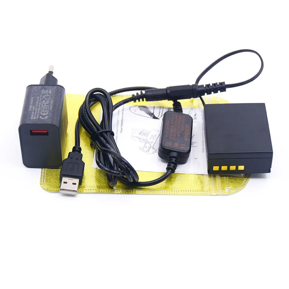 BLH-1 Dummy Battery USB DC Charging Cable 18W Fast Charger PS-BLH1 DC Coupler for Olympus EM1 MARK II EM1-2 EM-1 Mark-2 Cameras