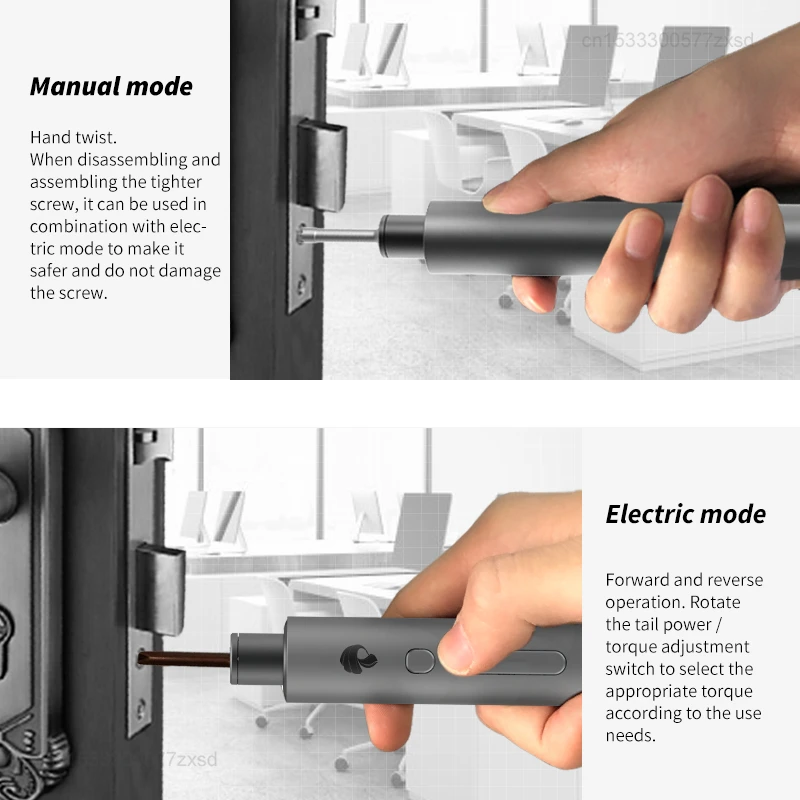 Xiaomi CreationSpace Cordless Electric Screwdriver Kit Rechargeable Portable Multifunction Home Power Screwdriver Repair Tools