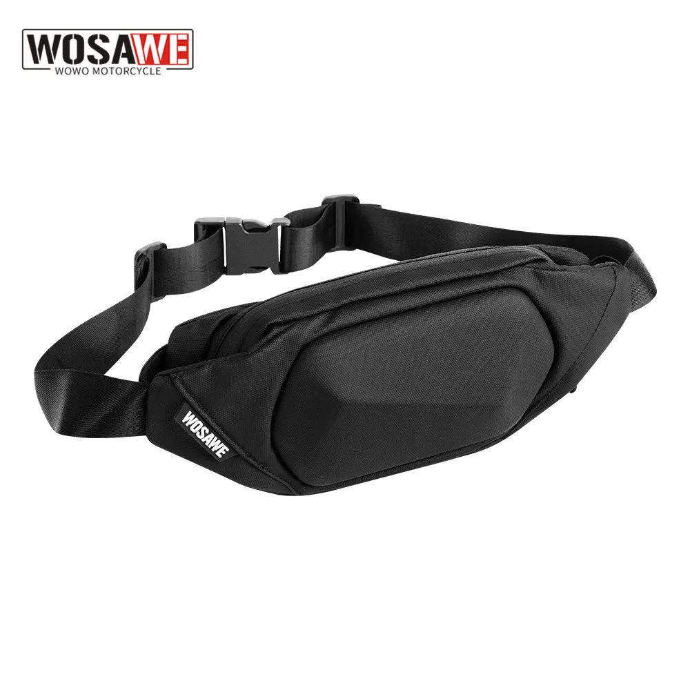 

WOSAWE Motorcycle Bag Men Motorbike Leg Side Bag EVA Hard Shell Male Waist Pack Motorcycle Drop Leg Bag Fanny Pack Belt Bum Bags