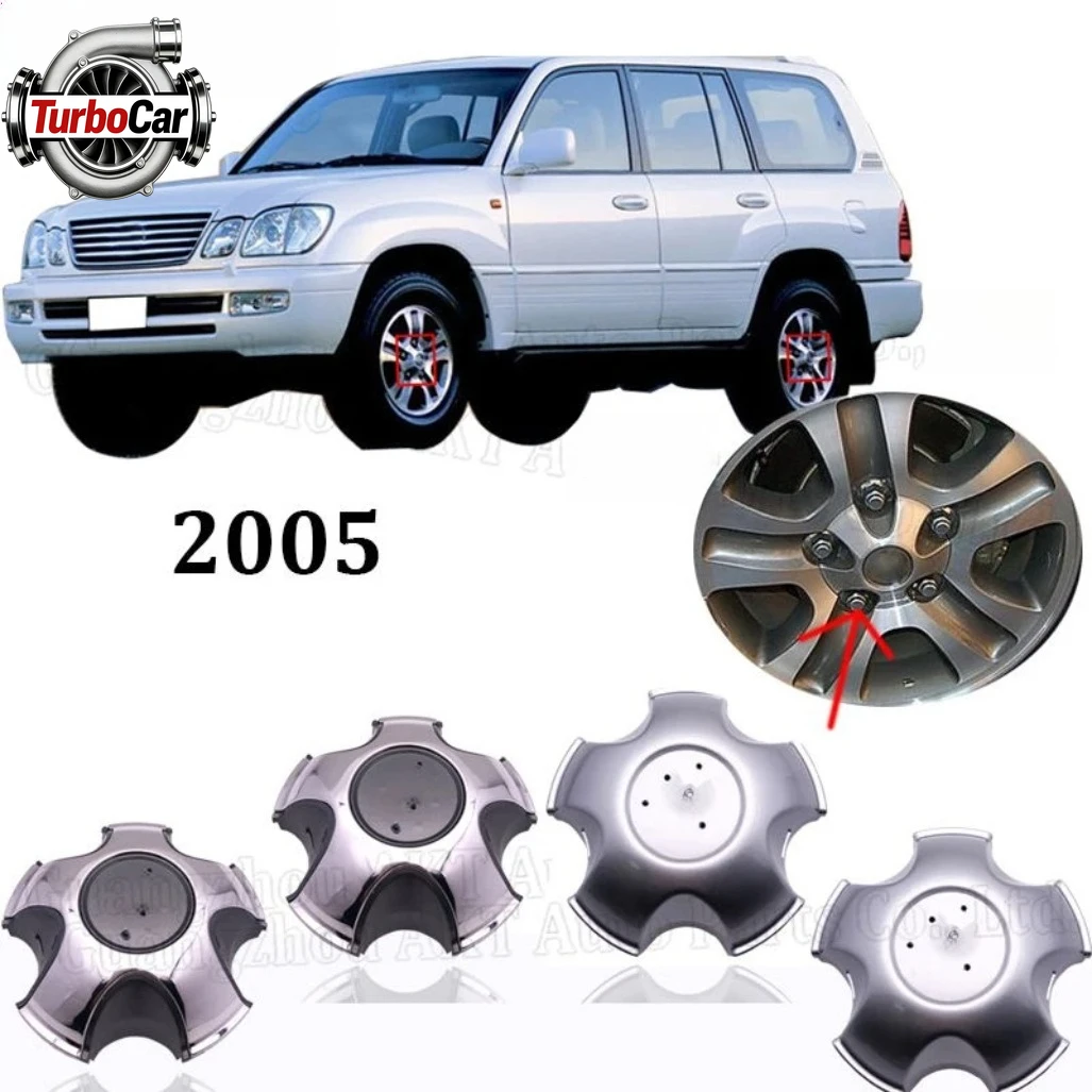 

4pcs Wheel Center Cap For Lexus LX470 2006 FJ100 Land Cruiser Thailand Edition Hub Cover Wheel Rim Center Caps F60590