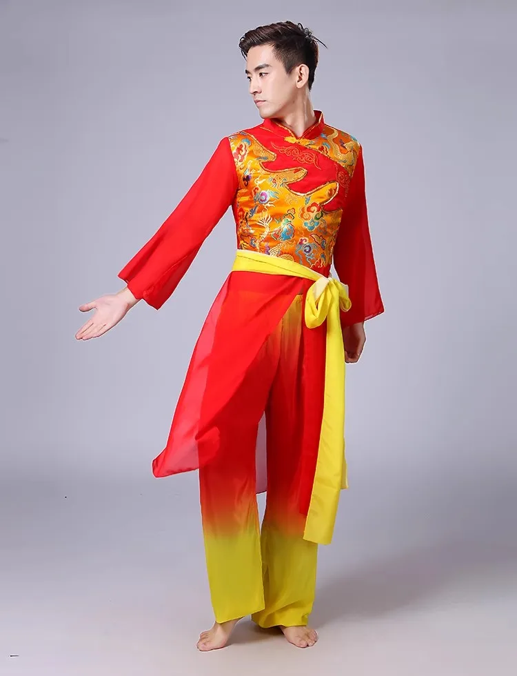 

Chinese Folk Dance Men Yangko Classical Dragon