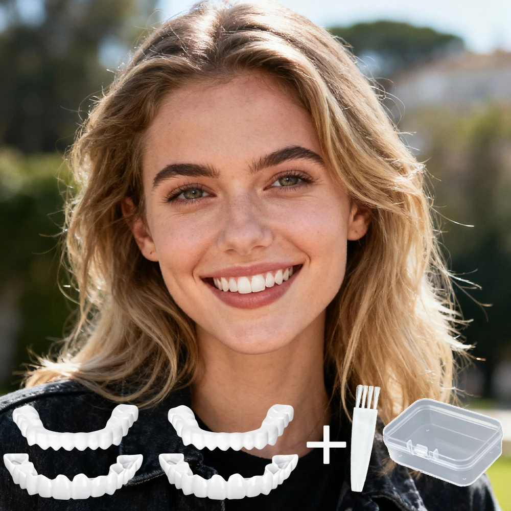 

New Hobbyist DIY Teeth Veneers Reusable Instant Smile Whitening Customizable Fit for Personal Preference H2931