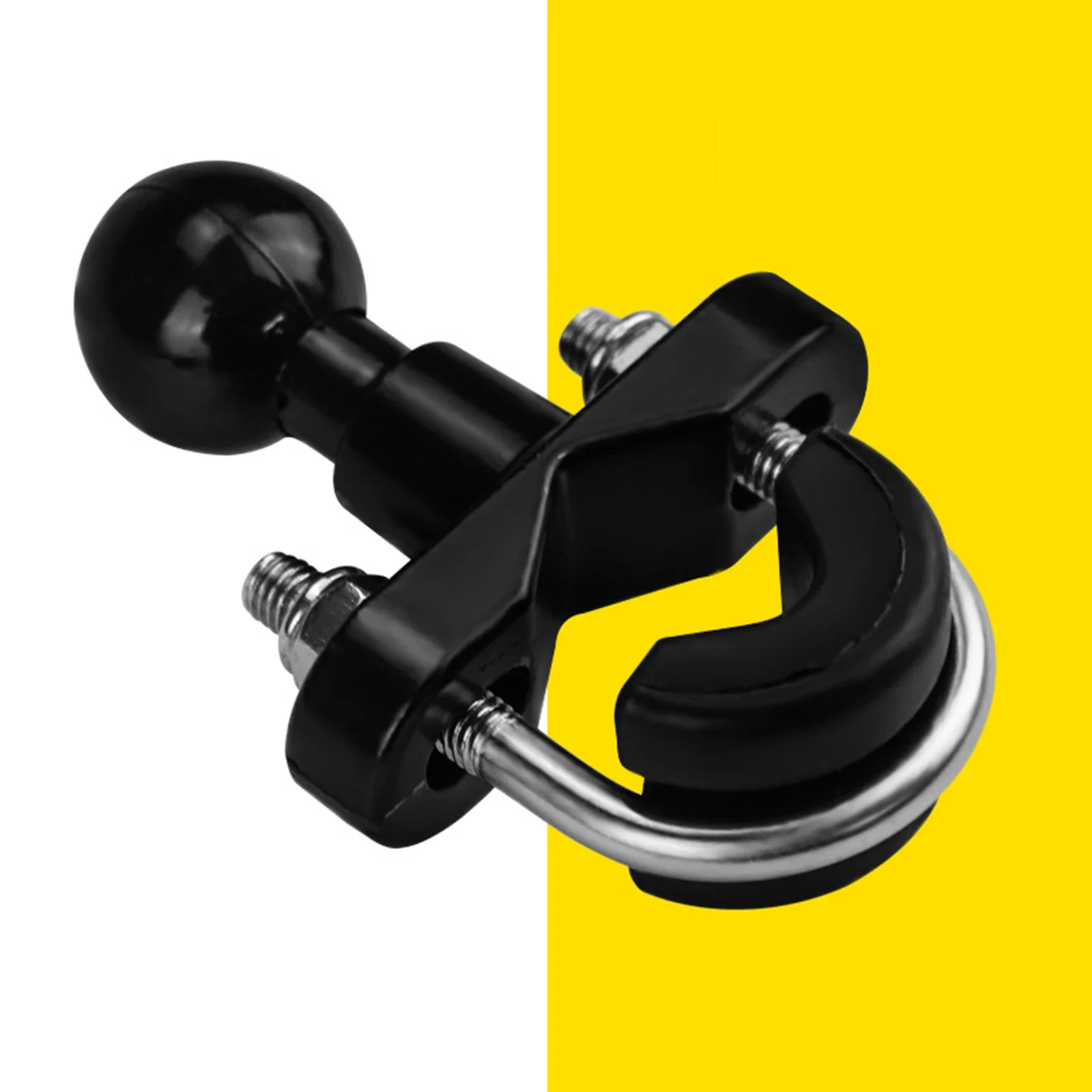 دراجة نارية المقود U الترباس قاعدة تثبيت عدة اكسسوارات 2.2 سنتيمتر الكرة دعامة تثبيت مشبك 2026 حامل هاتف دراجة نارية بسهولة التركيب #1