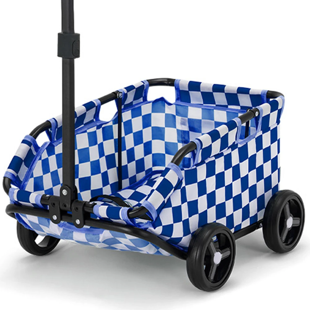 Passeggino per Animali Domestici a 4 Ruote, Carrello per Cani e Gatti, Ideale per Piccoli Animali in Gite