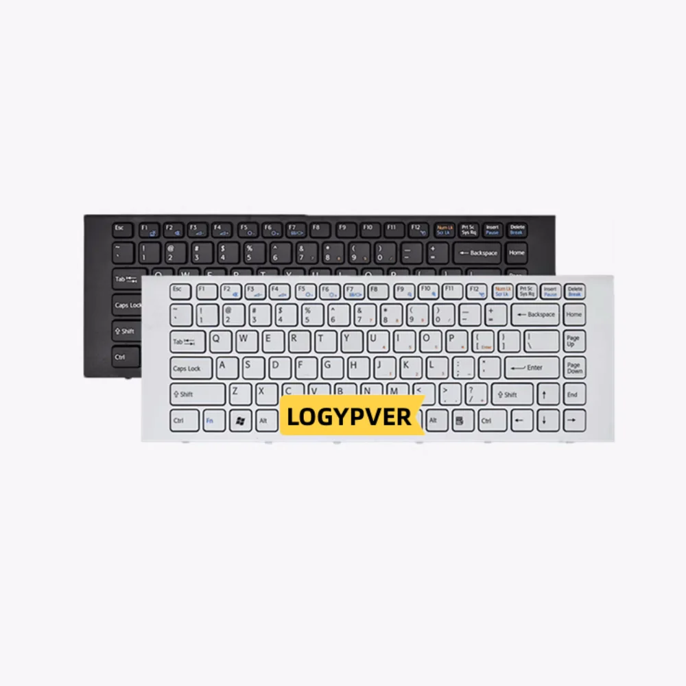 Laptop Keyboard For SONY VPCEG-211T  PCG-61911T PCG-61912T VPCEK-111T US English White Black