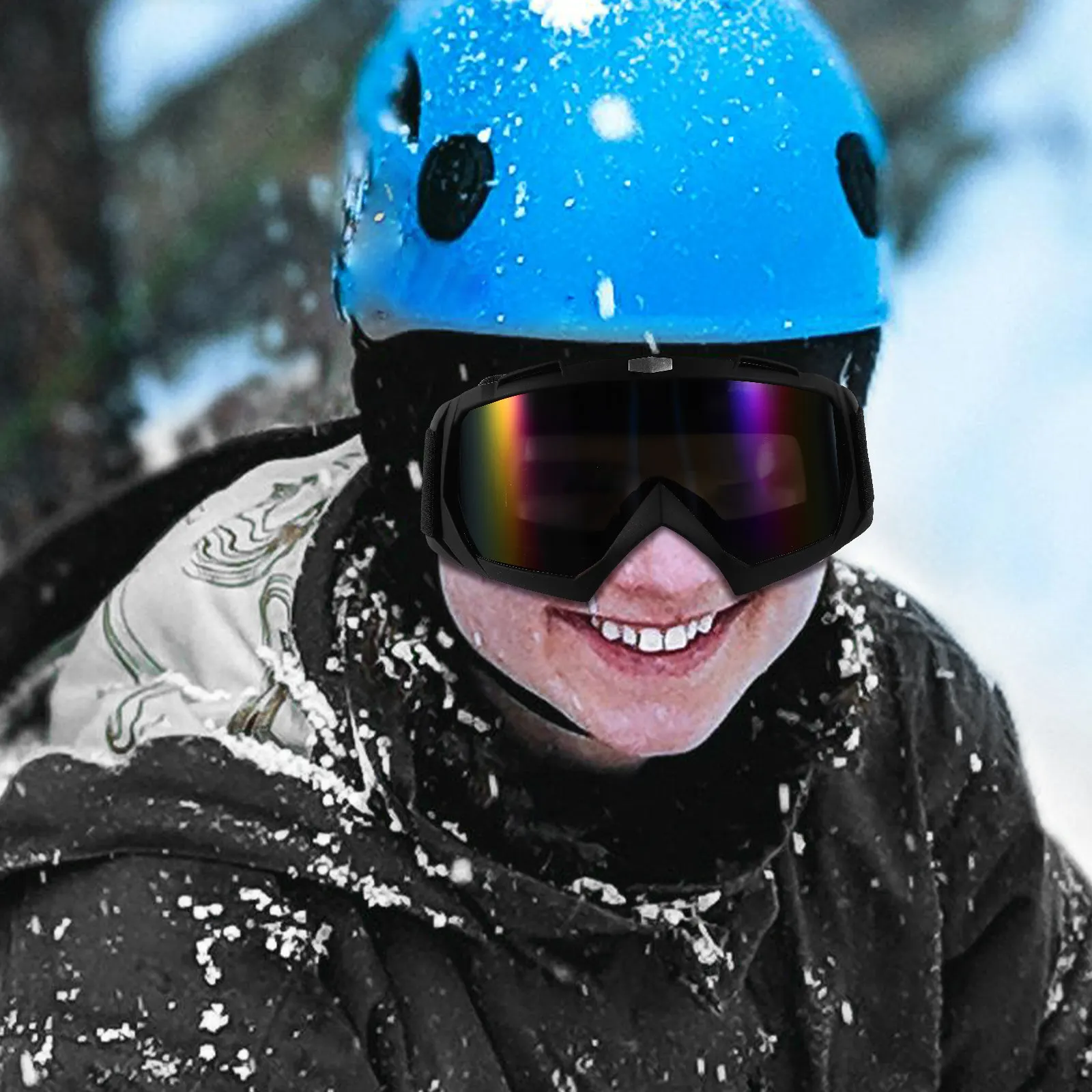 

Windproof Cycling Glasses Outdoor Cycling Goggle with Uv Protection and Anti-Fog for Motorcycle Riding Skiing Sports