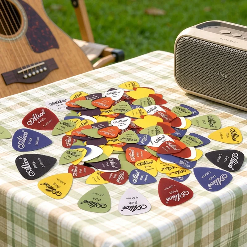 30~100Pcs Guitar Picks Bulk – 0.58-1.50mm Plectrums for Acoustic Electric Guitar Bass Ukulele for Practice & Performance TMZ