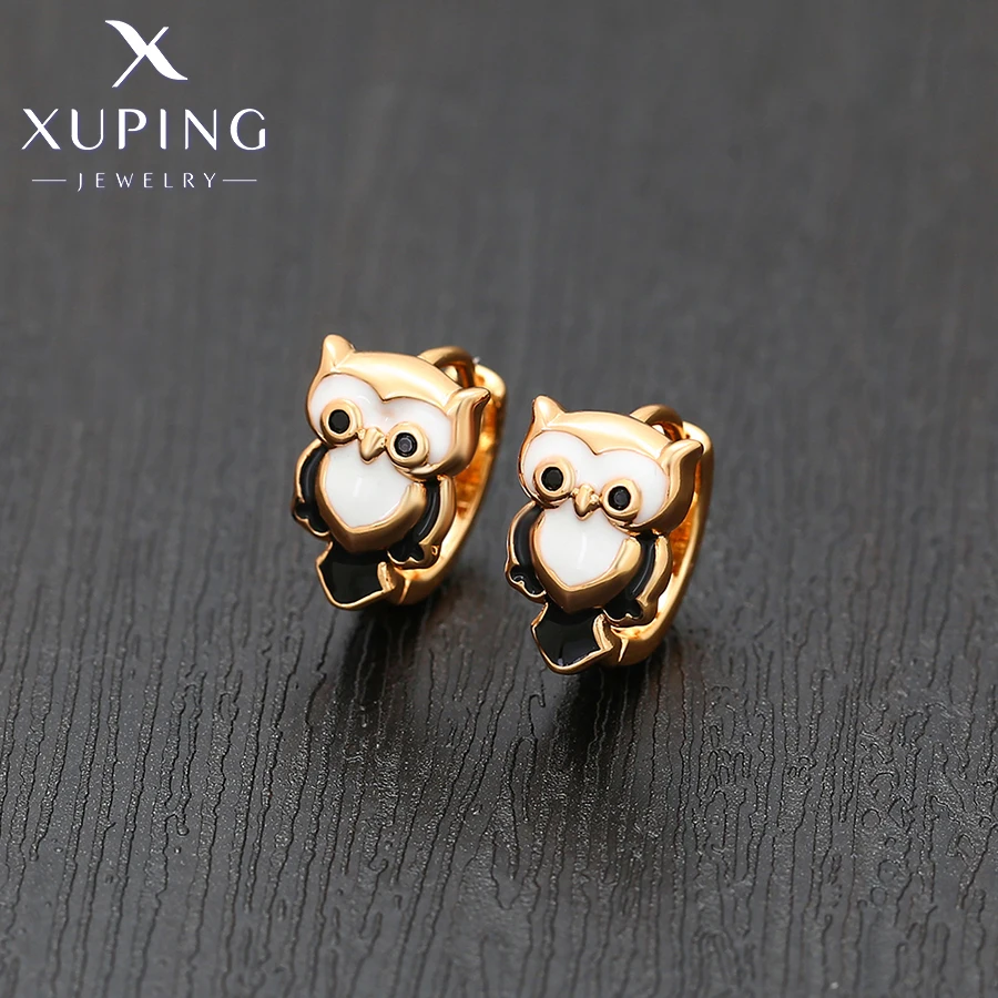 Xuping Jewelry Fashionable Lovely Charm Animal Shaped Huggies Earring for Women Baby Jewellery Gift A00919898