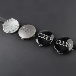 4 stuks 60mm 61mm 69mm Auto Styling Naafdeksel Hub Covers Badge 4B 0601170   Voor Audi A3 A4 A5 A6 A7 A8 S4 S6 Auto Accessoires