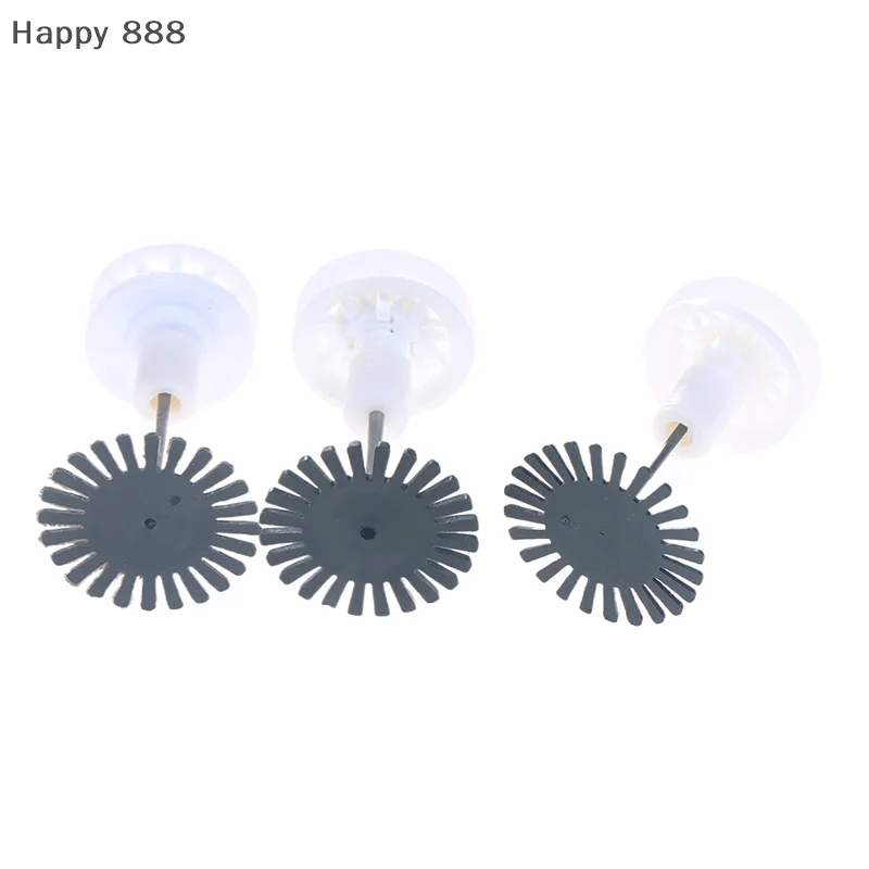 قطعتان من عجلات كشف إنذار لآلة التطريز - قاعدة مستديرة، متوافقة مع خط 1 مم، 1.2 مم، أو 1.5 مم #4