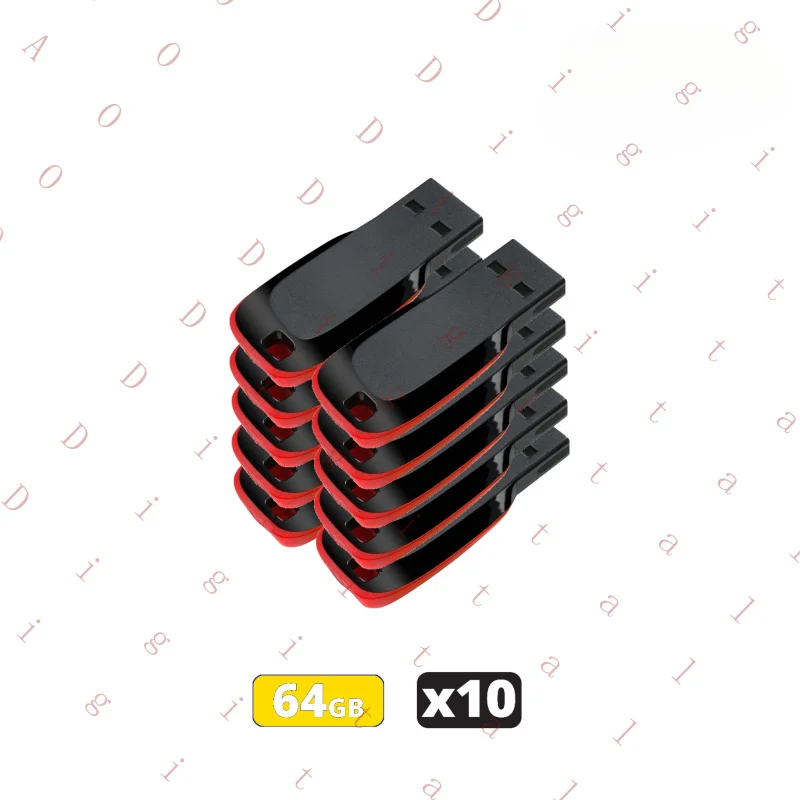 

MTN- FOR SanDisk Cruzer Blade 64GB USB 2.0 Flash Drive Thumb Drive Pen Drive (10 Pack)