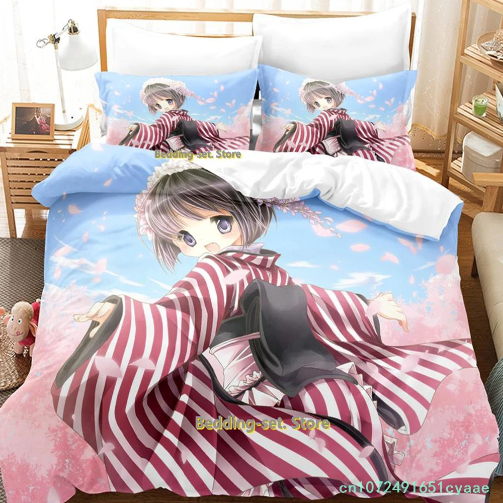 2024 Croisée In A Foreign Labyrinth Bedding Set Single Twin Full Queen King Size Bed Set Adult Kid Bedroom Duvetcover Sets Anime