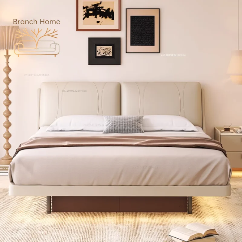 Luxury European Bed Bedroom Modern Space Saving Loft King Size Safe Bed Design Multifunctional Camas De Casal Office Furniture