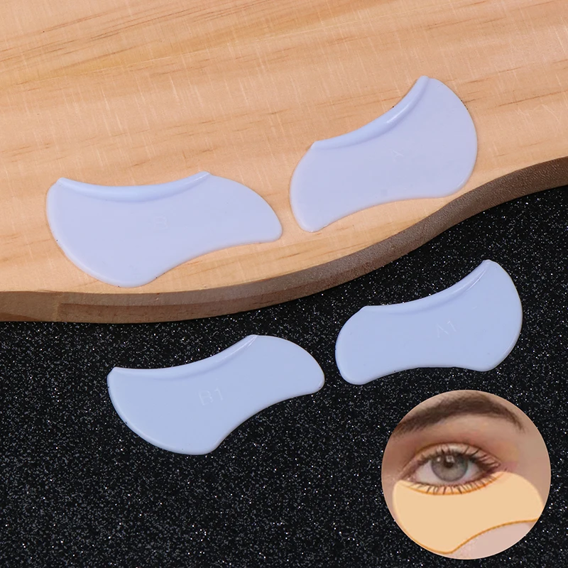 

1Pair Lower Eyelash Perming Pad Lashes Rods Shield Lifting 3D Silicone Eyelash Curler Grafting Tool Eyelash Applicator