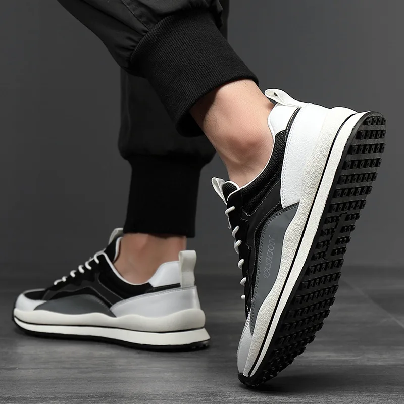 New oversized men's shoes spring summer winter leather 46 men's shoes 47 casual all-match breathable men's shoes 48 sneakers A19