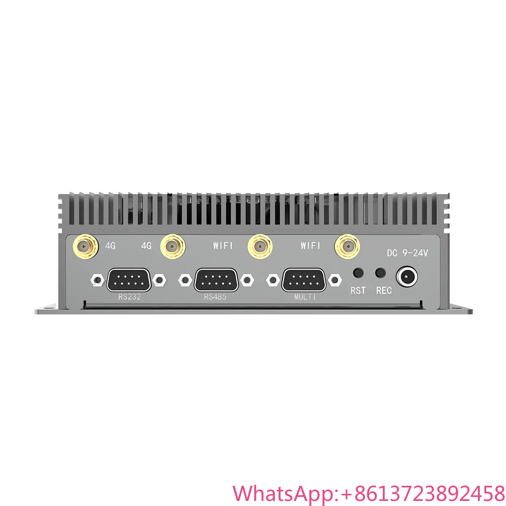 

Nvidia Jetson ORIN NX 70TOPS 8GB 2*RJ45 POE AI Edge Computing Box AI Box AI Gateway Embedded MINI PC for Smart Security T818