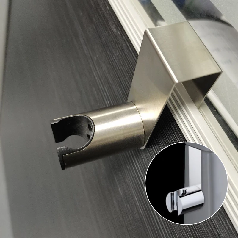 Bidet Sprayer Hook Holder Free Nail Stainless Steel Toilet Bathroom Attachment Wall Shower Head Holder