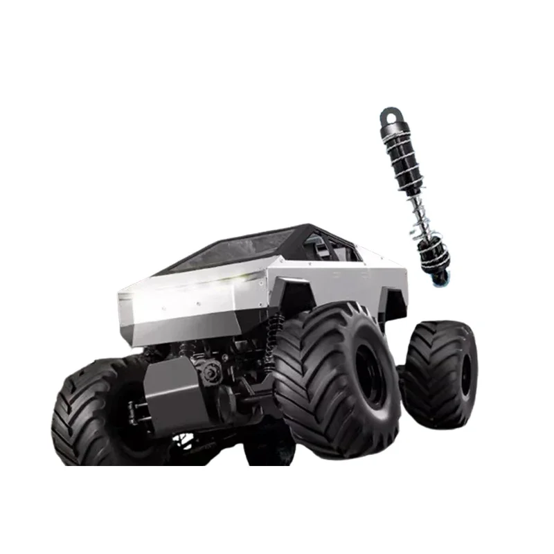 1:8 Alloy Off-road Remote Control Car, Super Large Four-wheel Drive Charging Big-foot Climbing Car, Simulated Sound Effects