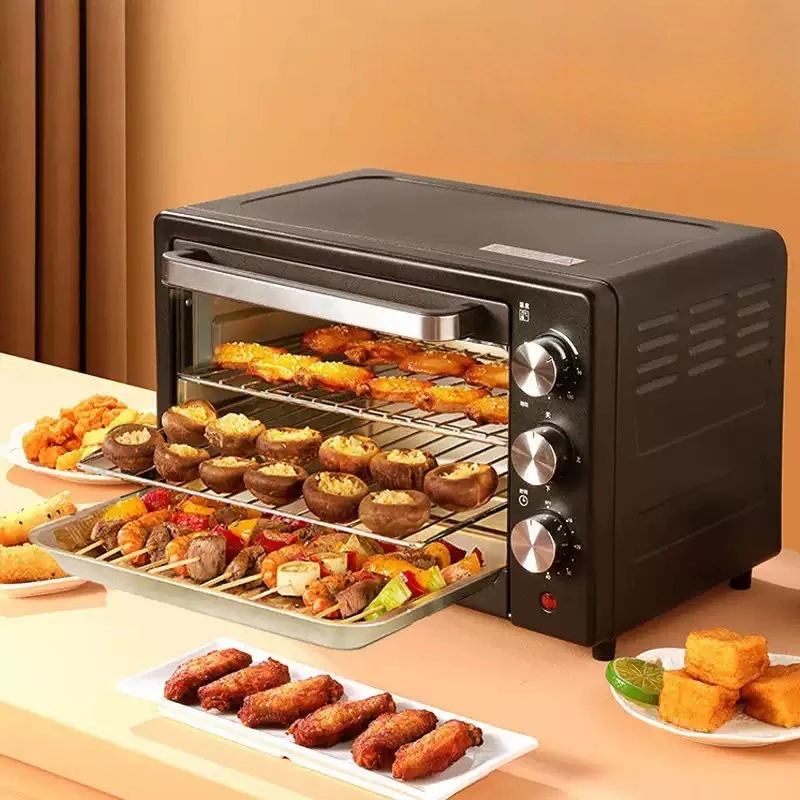 Household Large Capacity Electric Oven,Independent Temperature Control Automatic Baking Oven for Sweet Potato & Egg Tart