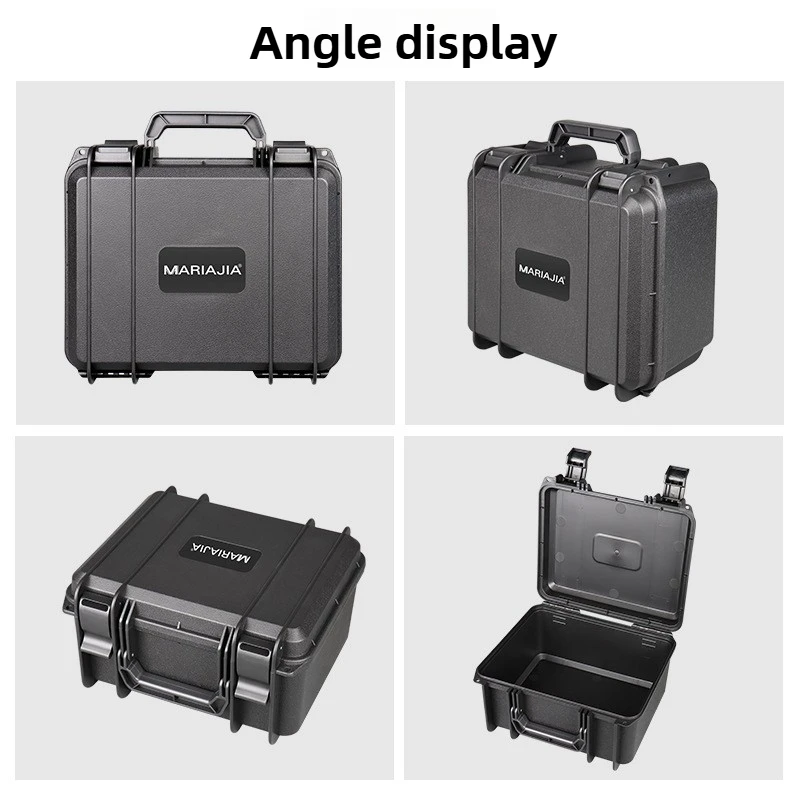 Cassetta degli attrezzi hardware Scatola protettiva per strumenti Custodia portatile multifunzionale per batteria al litio Organizzatore di strumenti con spponage