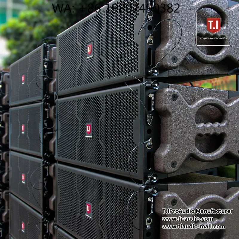 Mini 10 Inch Two Way Passive Line Array Speaker, portable professional audio system for small stage performances