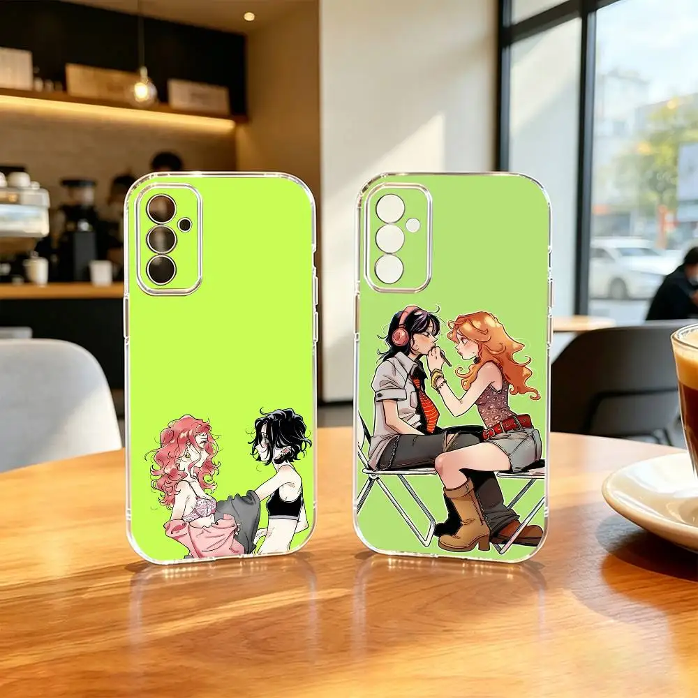 

Manga The Green Yuri Guy KiniOto Phone Case For SamsungA10,12,20,21S,30,31,40,50,51,52,70,71 Transparent Cover