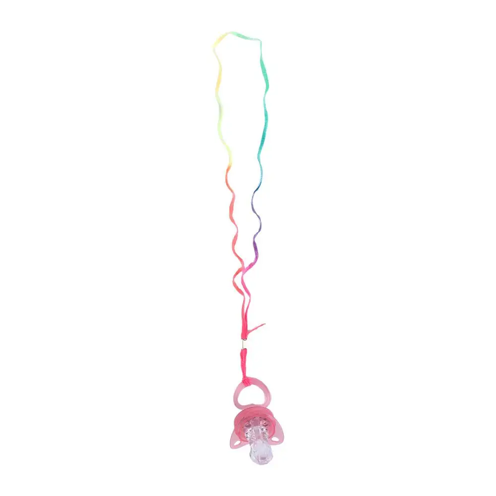 

Whistle Necklace Party Toys Flashing Whistles LED Pacifier Whistle Whistle Pacifier Nipple Whistle Flashing Pacifier Whistle