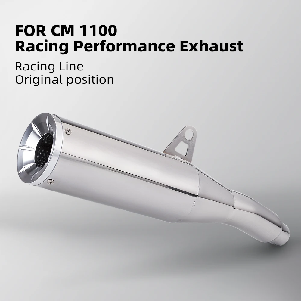 

Stainless muffler sliding sleeve for CM1100 engine exhaust pipe CM 1100 stainless steel middle and tail section integrated