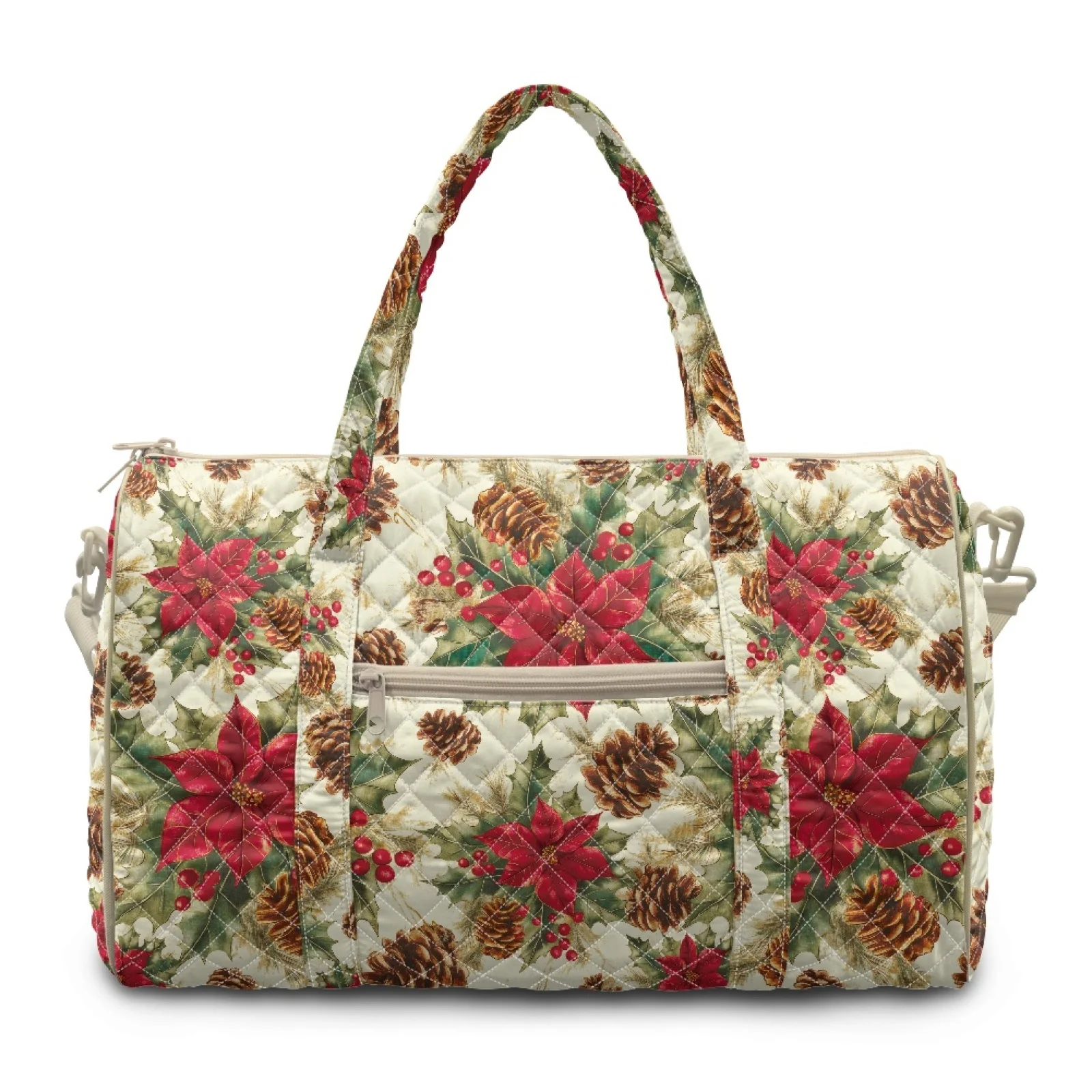 Coloranimal Red Poi Large Capacity Gym Bags for Women Lightweight Quilted Duffle Bag New Trend