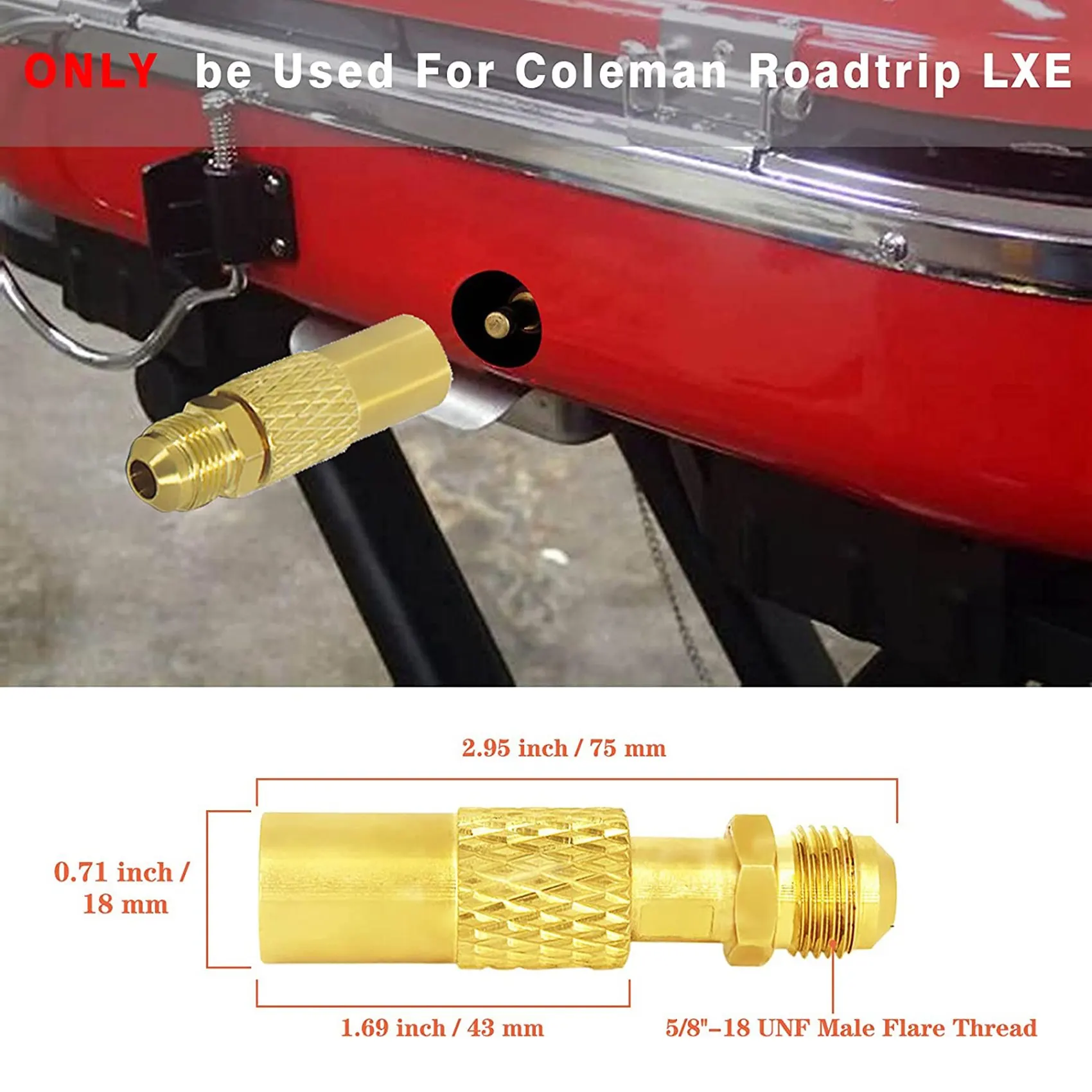 5Ft переходник для пропана шланг и регулятор для замены дорожных грилей, QCC1