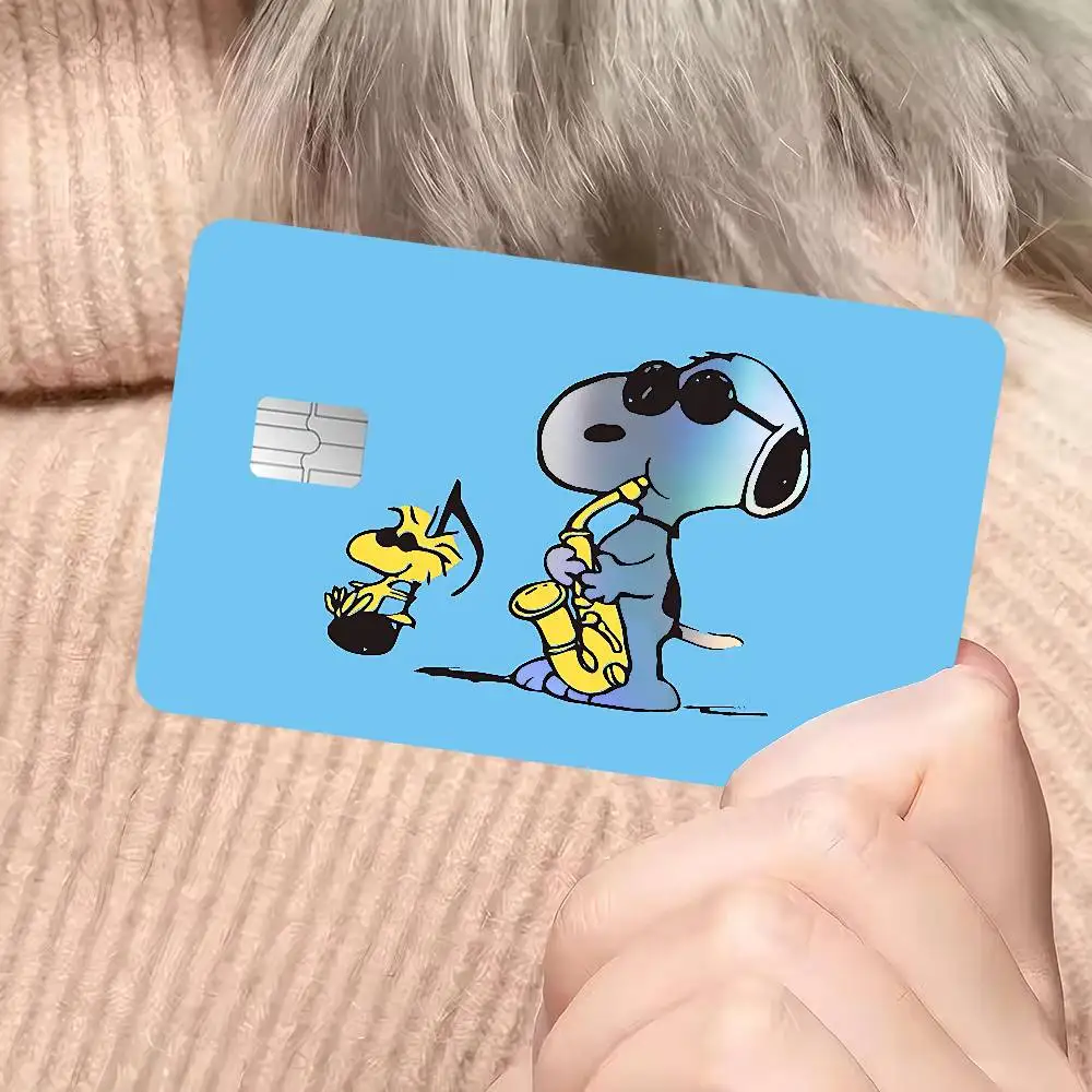 Cartoon S-Snoopy Anime Aufkleber-Folie für Kreditkarten und Debitkarten Vorderseite – Detail 14