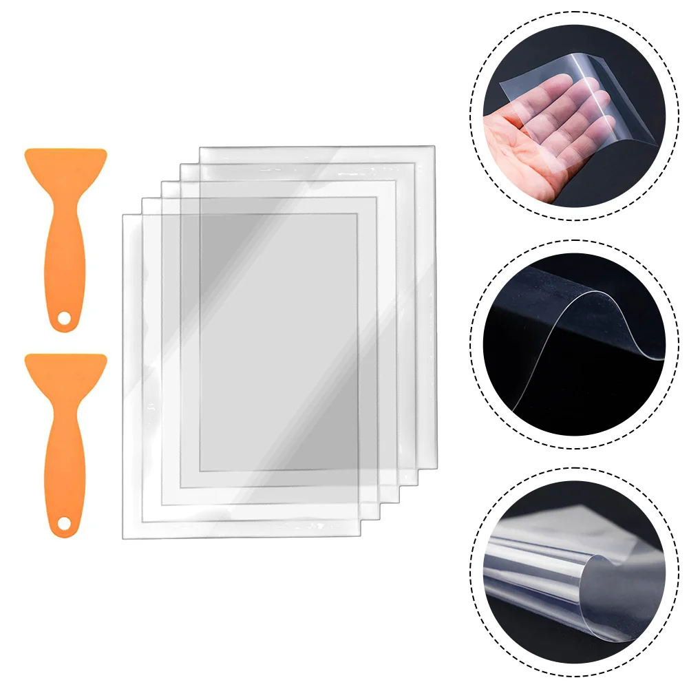 Essential FEP Release Film Pack (5 Films) and Cleaning Tools Designed for Optimal Use in For Elegoo For 3D Printing