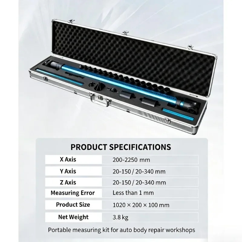 2D measuring ruler 2D body inspection measuring tool Body skeleton straightening machine accessories
