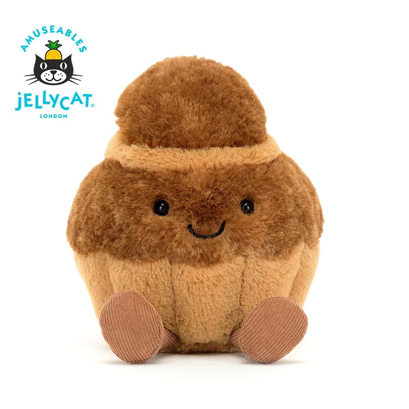 

Оригинальная плюшевая игрушка Jellycat Amuseables Brigitte Brioche из Великобритании, супермягкая, милая, в виде французского десерта, мягкая кукла-подарок для гурманов