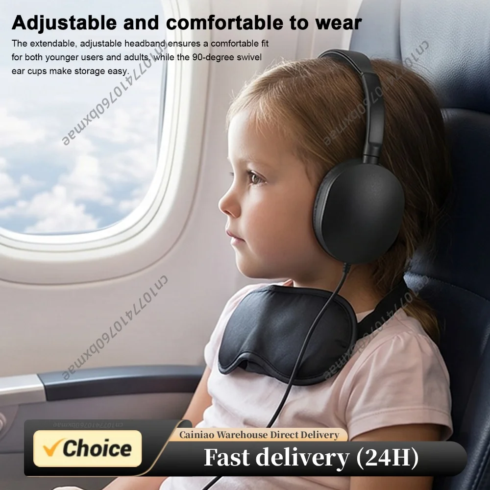 Wired Studio Headphones 32ω Mixing DJ Headphones Wired Closed Back Headsets for Libraries/Museums/Learning/Standardized Tests