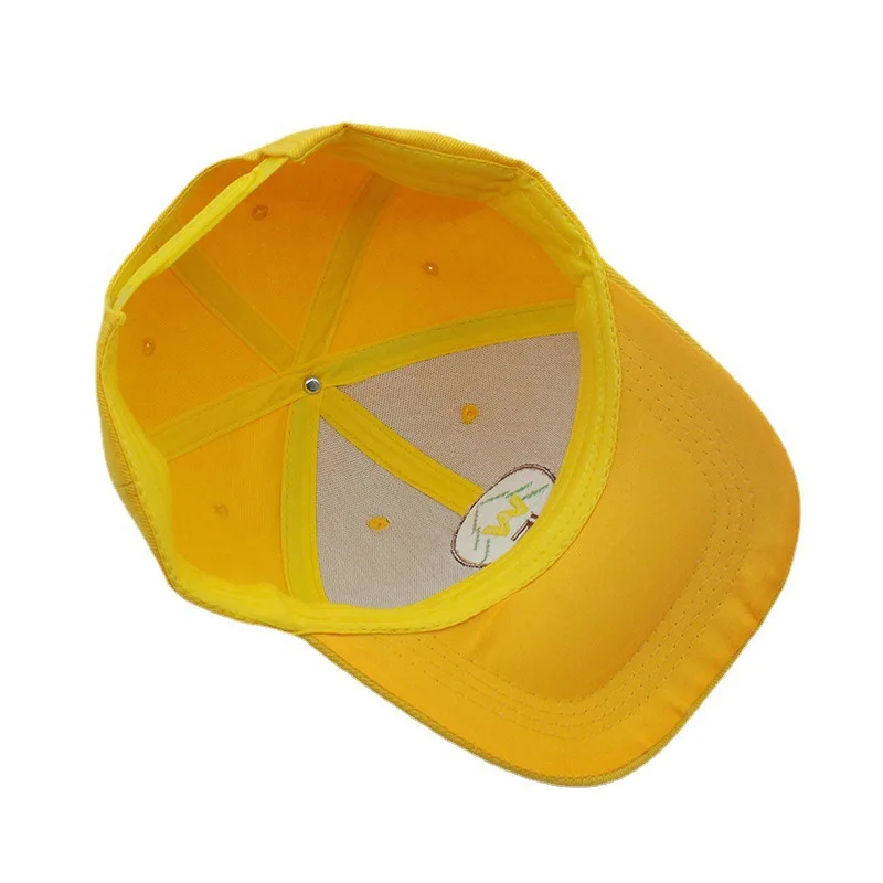 Cartoon Film Up Wilderness Explorer Russell We Embroidery Logo Hat Yellow Baseball Cap For Kids adult Halloween Gift