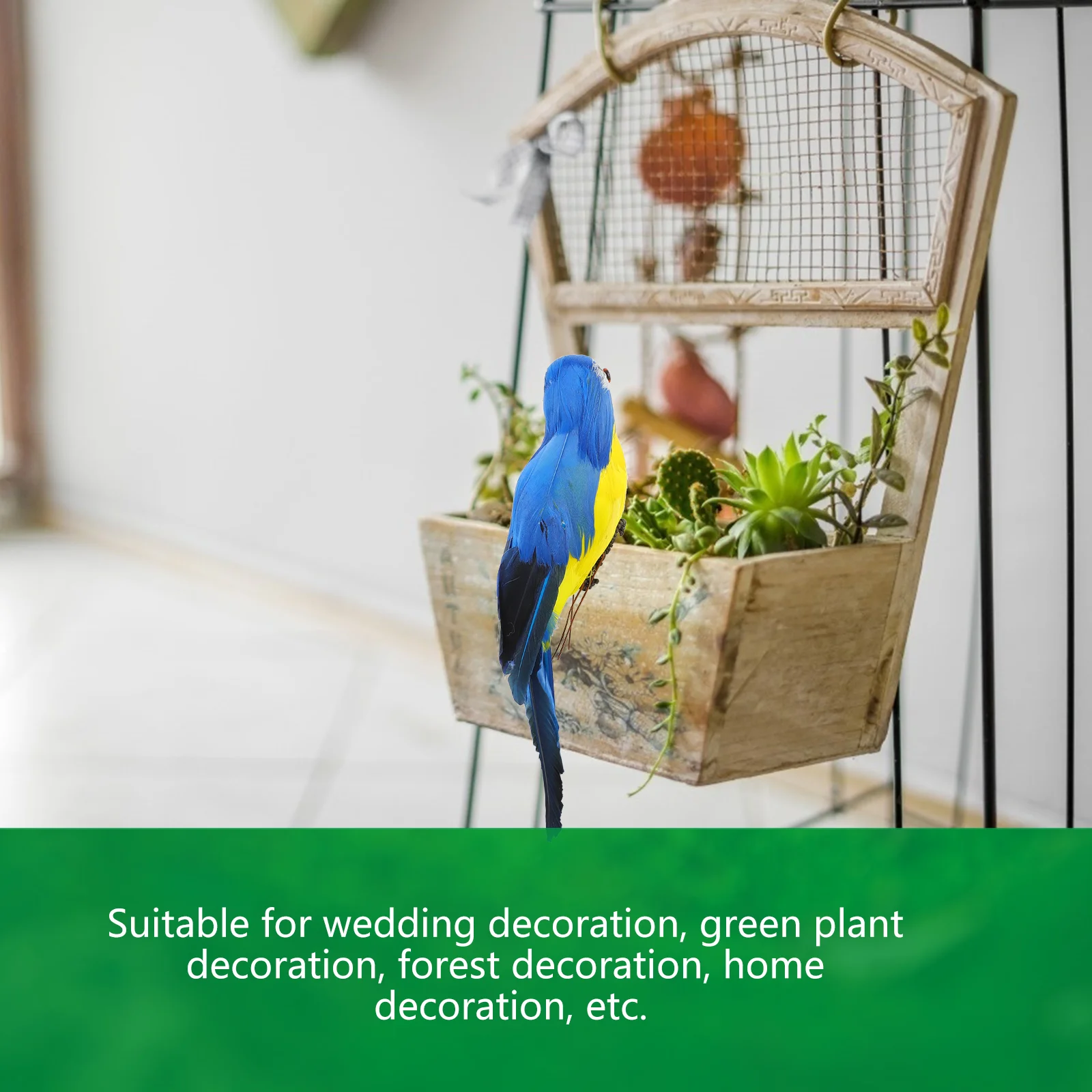 Simulation Parrot Bird Model Animal Craft Decor Outdoor Artificial Garden