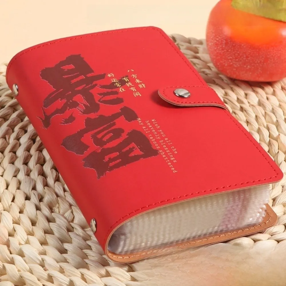 Budget Plan Binder Cash Organizer Waterproof PU Fixed Deposit Book Large Capacity Cash Management Savings Challenge Binder