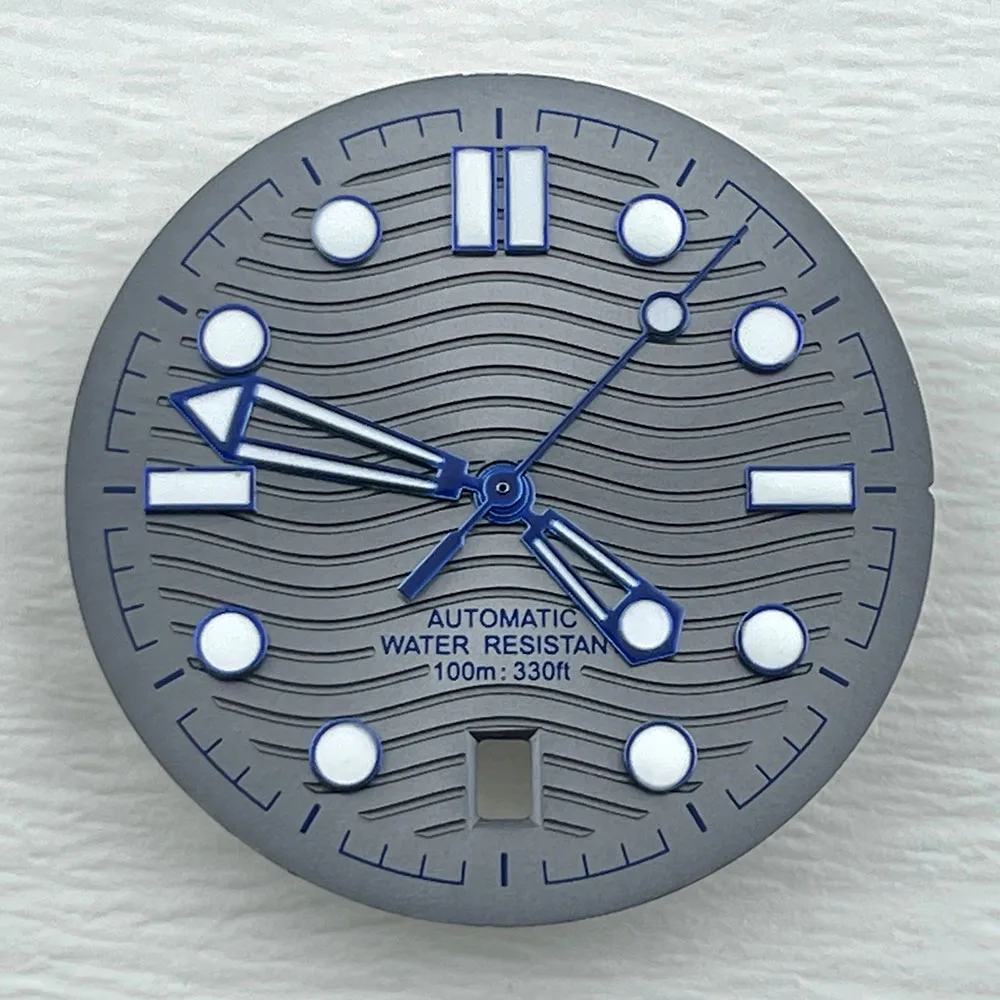 قرص NH35 قرص ساعة رجالي مخصص قرص الشعار مناسب لأدوات إصلاح ملحقات ساعة الحركة NH35